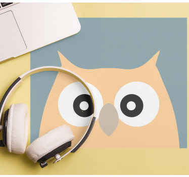 Owl design for kids anime mousepad - TenStickers