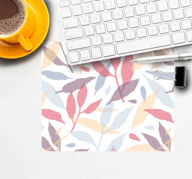 Alfombrilla ratón original Ramitas de árboles de colores - TenVinilo