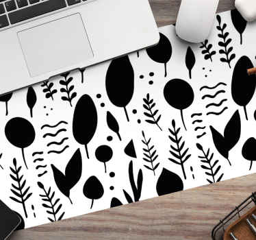 Siyah beyaz doğa ile ilgili resimler mouse pad - TenStickers
