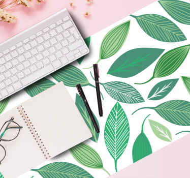 Mauspad originell Grüne blätter naturmuster - TenStickers