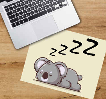 Sleeping cartoon koala original mouse pad - TenStickers