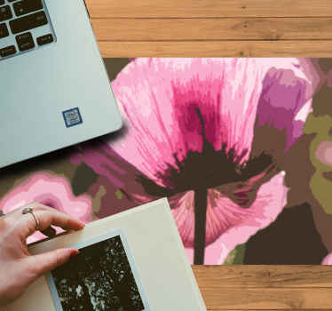 변덕스러운 마우스 패드 꽃 추상 예술 - TenStickers