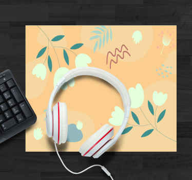 复古抽象艺术与柔和的鼠标垫 - TenStickers