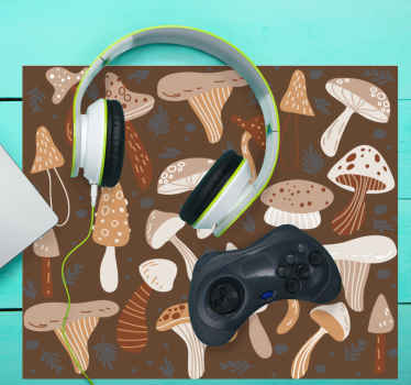 森のきのこオリジナルマウスパッド - TENSTICKERS