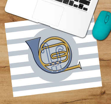 Gaming mauspad mit musikinstrumenten-symbol - TenStickers