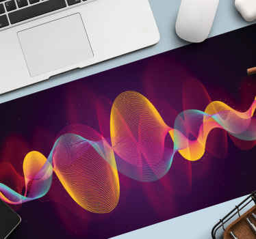 Mauspad originell Bunte equalizer-welle - TenStickers