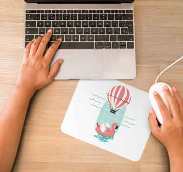 Nyári szórakoztató flamingó eredeti egérpad - TenStickers