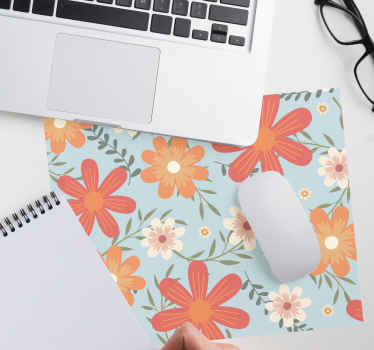 Mauspad muster blumenmuster arrangement - TenStickers