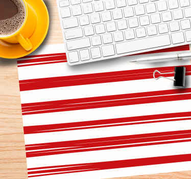 Mauspad muster mit kräftigem streifenmotiv - TenStickers