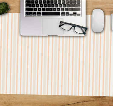 Alfombrilla de ratón texturas Rayas de color nude - TenVinilo