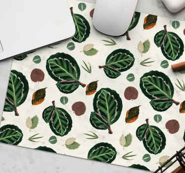 Maranta verde manchas vermelhas tapete de rato original - TenStickers