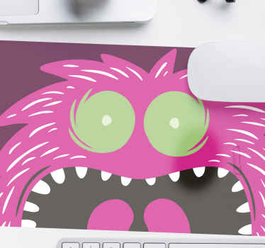 Monster with light eyes gaming mouse pad - TenStickers