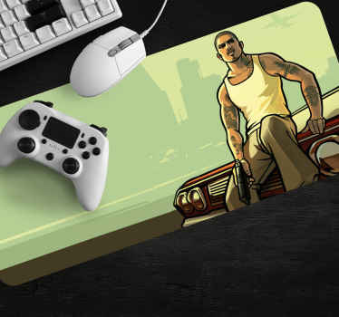 GTA Latin Guy gaming mouse pad - TenStickers