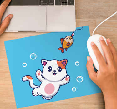 Rajzfilm cica halal eredeti egérpad - TenStickers