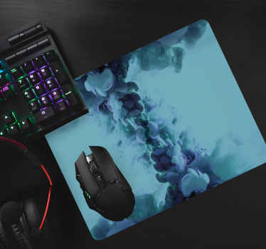Podkładka pod mysz Abstrakcyjna niebieska lawa - TenStickers