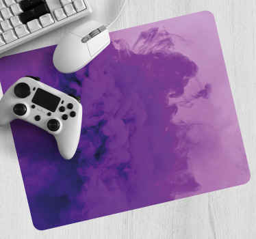 Textura de fumaça roxa mais mousepads - TenStickers