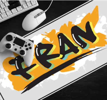 Urbaani tyyli värikkäät graffitit hiirimatto nimellä - Tenstickers