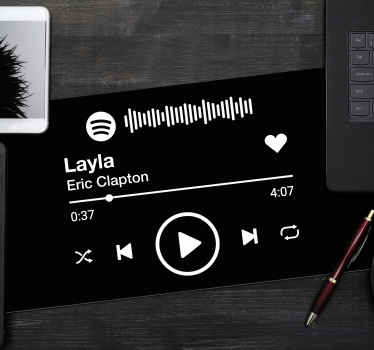 tapis de souris nom Spotify - TenStickers