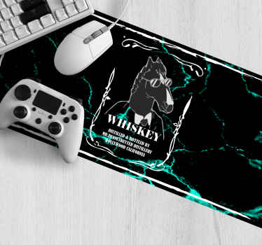 Dark label style pattern original mouse pad - TenStickers
