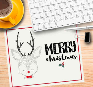 Glædelig jul rensdyr julemusik - TenStickers