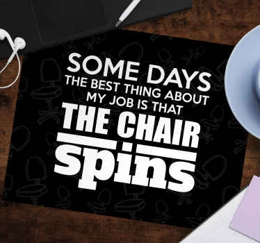 Funny Job mouse pad quotes - TenStickers