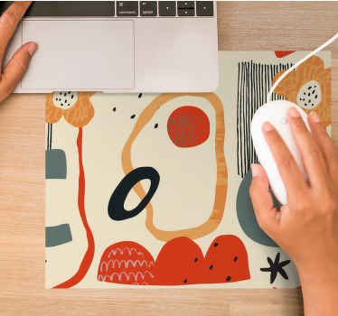 Mauspad muster in lebendigen farben - TenStickers