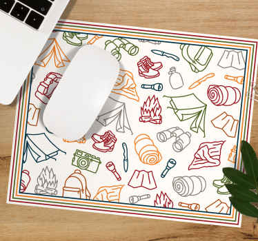 Original mouse pad camping gear design - TenStickers