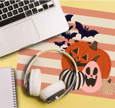 Christmas mouse pad spooky pumpkin collection - TenStickers