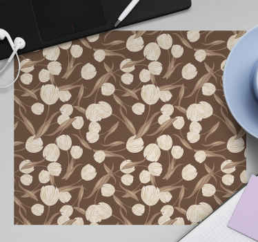 Mouse pad pattern floral design elements - TenStickers