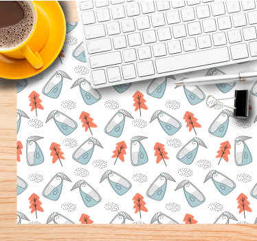 Roztomilí tučňáci se stromy originální podložka pod myš - TenStickers