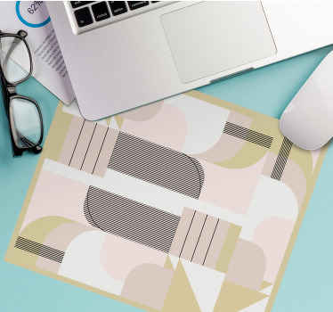 Mauspad muster geometrische sanfte formen - TenStickers