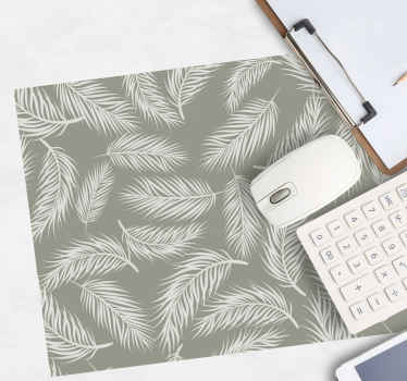 Trópusi bézs hamptons mintás egéralátét - TenStickers