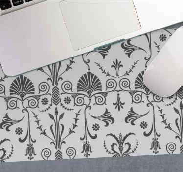 Tekstur musemåtte elegant plantekomponent - TenStickers