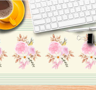 Original mouse pad with floral pattern design - TenStickers