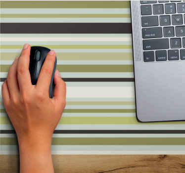 Nyanser av grønne linjer geometrisk mønster musematte tekstur - Tenstickers