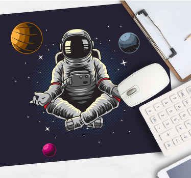 Podkładka pod mysz medytujący astronauta - TenStickers