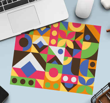 Oryginalna podkładka pod mysz Kolorowy abstrakcyjny styl - TenStickers