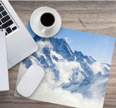 Tapis de souris Alpes paysage - TenStickers