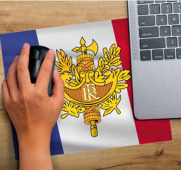 Tapis de souris armoiries République Française - TenStickers