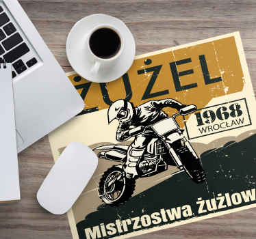 Oryginalna podkładka pod mysz Rocznik żużlowy - TenStickers