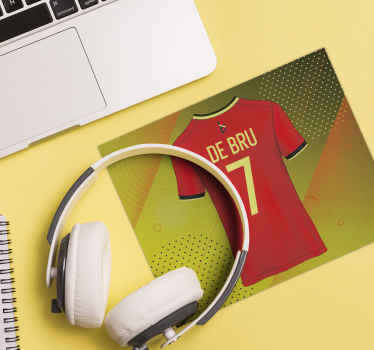 Gepersonaliseerde muismat voetbalshirt België - TenStickers