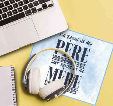 Tapis de souris citation inspirante - TenStickers