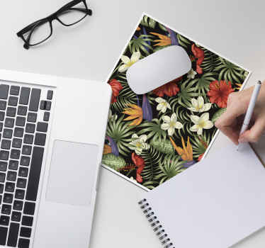 Mauspad originell Tropische Dschungelpflanzen - TenStickers