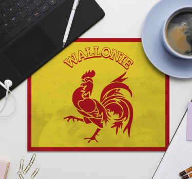 Tapis de souris original Région Wallonne - TenStickers