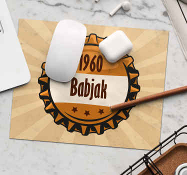 Podložka pod myš veko fľaše - Tenstickers