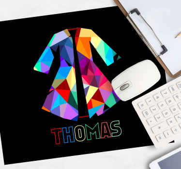 Technicolor dreamcoat personalised mouse mat - TenStickers