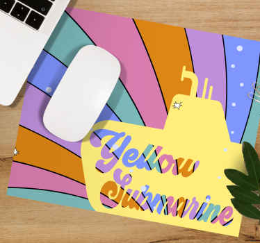 Yellow submarine original mouse pad - TenStickers