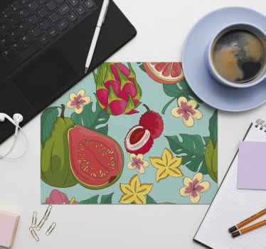 Tropical fruits original mousepad - TenStickers