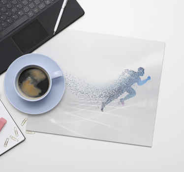 跑步抽象原创鼠标垫 - TenStickers