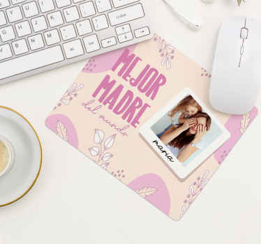 Alfombrilla de ratón personalizable mejor madre - TenVinilo